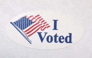 I Voted US Sticker