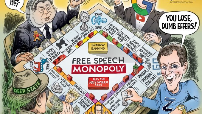 'Big Tech is The Definition of Monopoly' by InfoWars is licensed under CC BY-SA 4.0