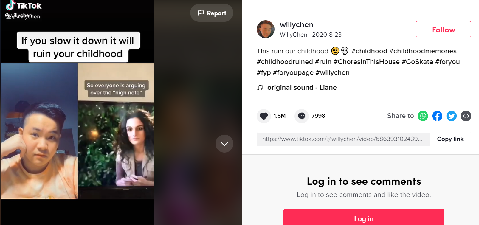 The most viral Tiktok video of Wei-Che, Chen